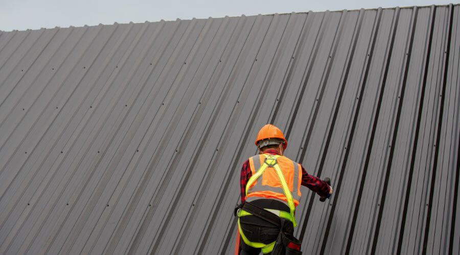 Professional metal roof installation services in Springville, TN